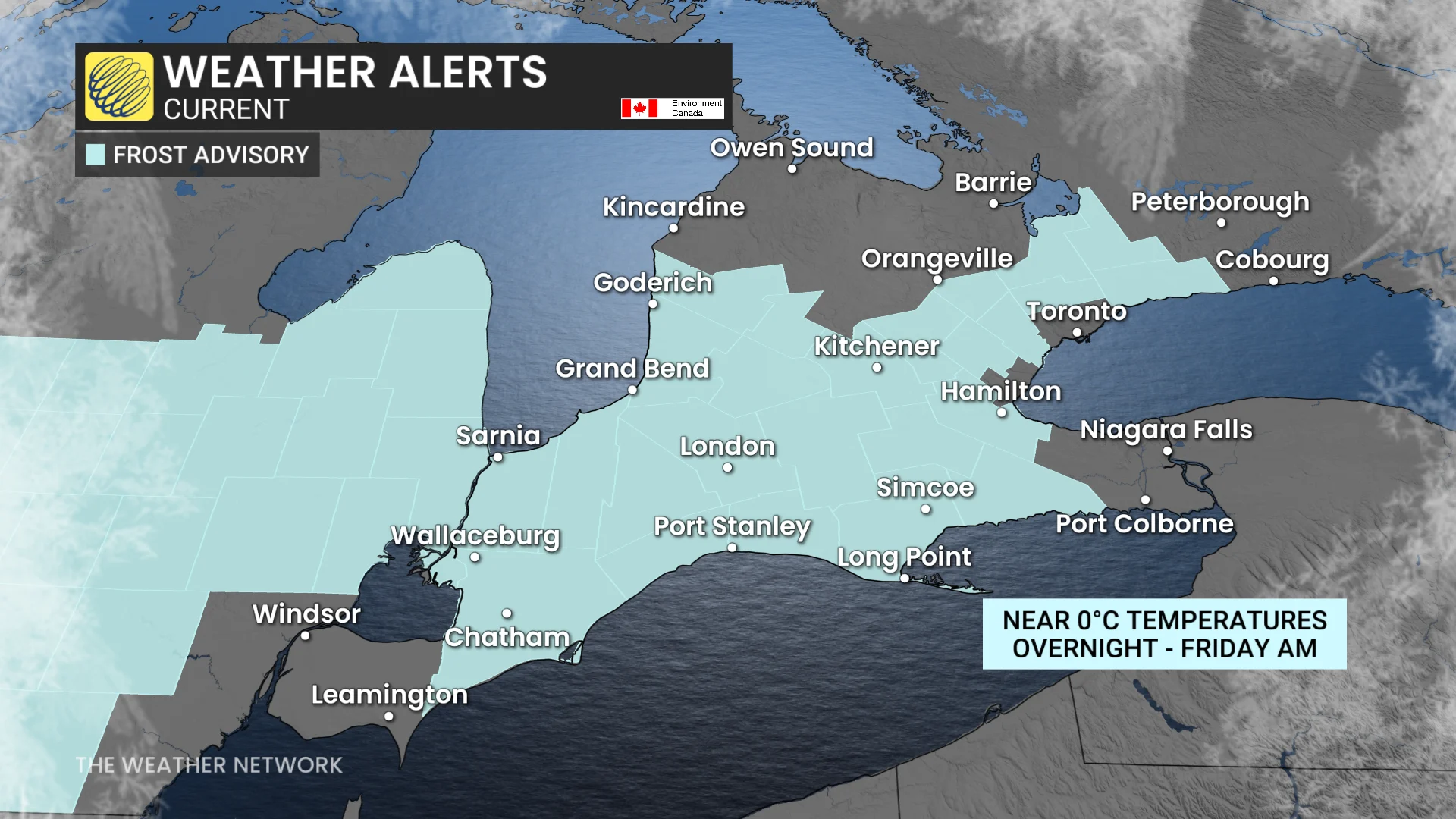 Ontario frost advisory May 8 2025