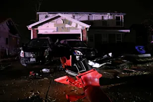 Tornadoes strike US South, killing 10 people amid rising risk