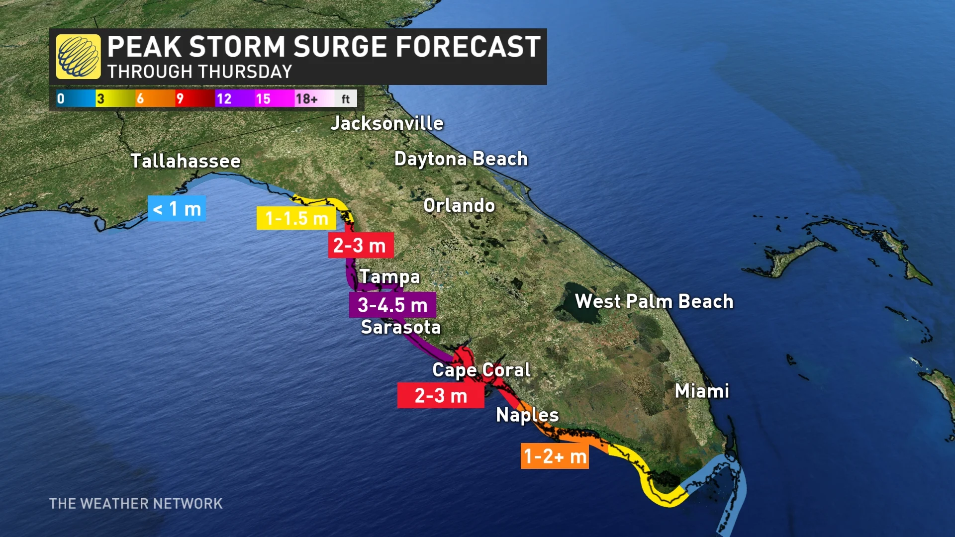 Baron - Milton storm surge forecast