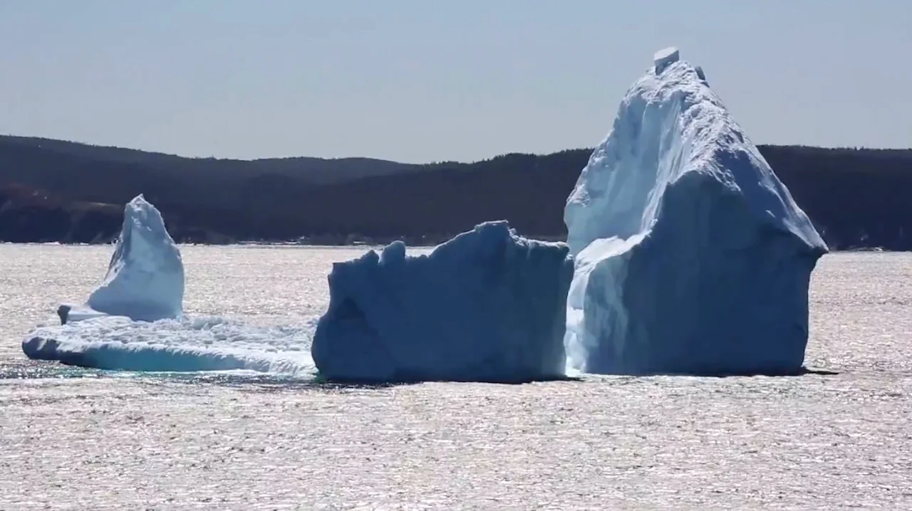 Iceberg off the coast of Newfoundland/Storyful/Alick Tsui