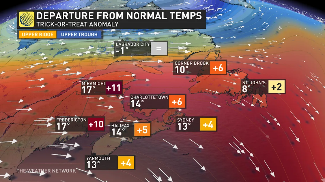 Maritime Halloween Temps