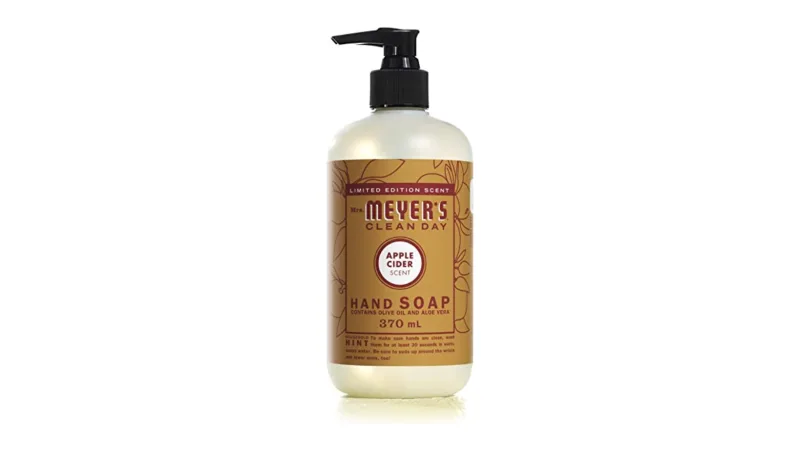 Amazon, apple cider hand soap, CANVA, autumn self-care