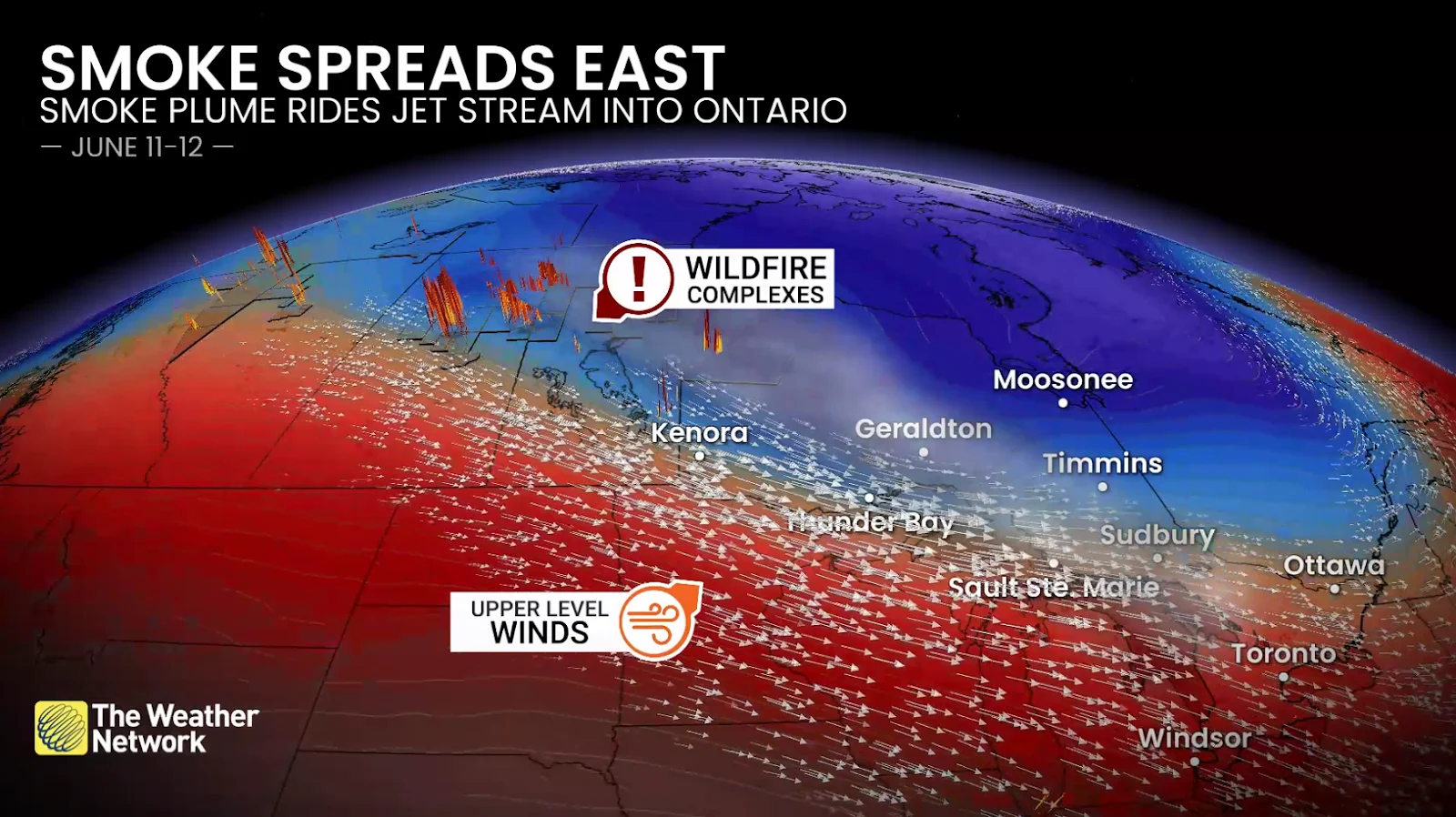 Wildfire Smoke Spreads Southern Ontario
