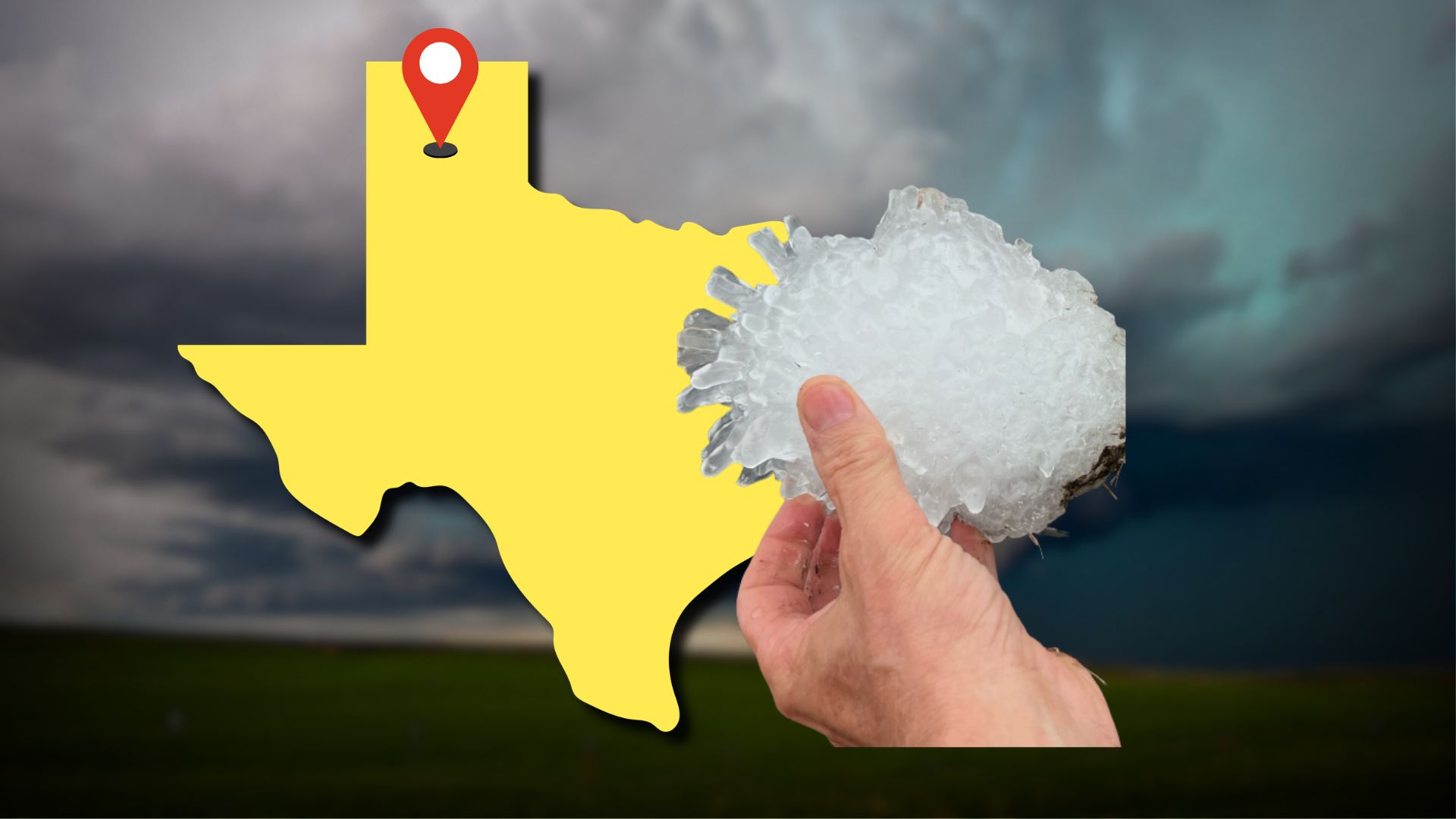 Huge ‘pineapple’ size 18 cm hailstone shatters Texas state record - The ...