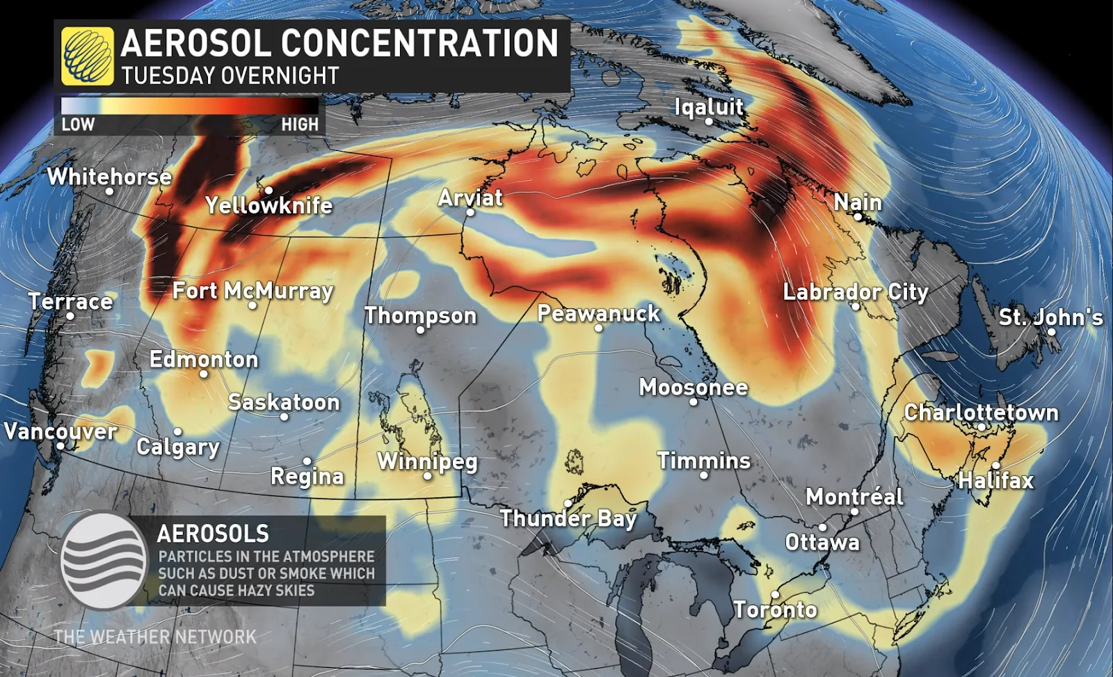 National smoke concentration forecast Aug 11 2024