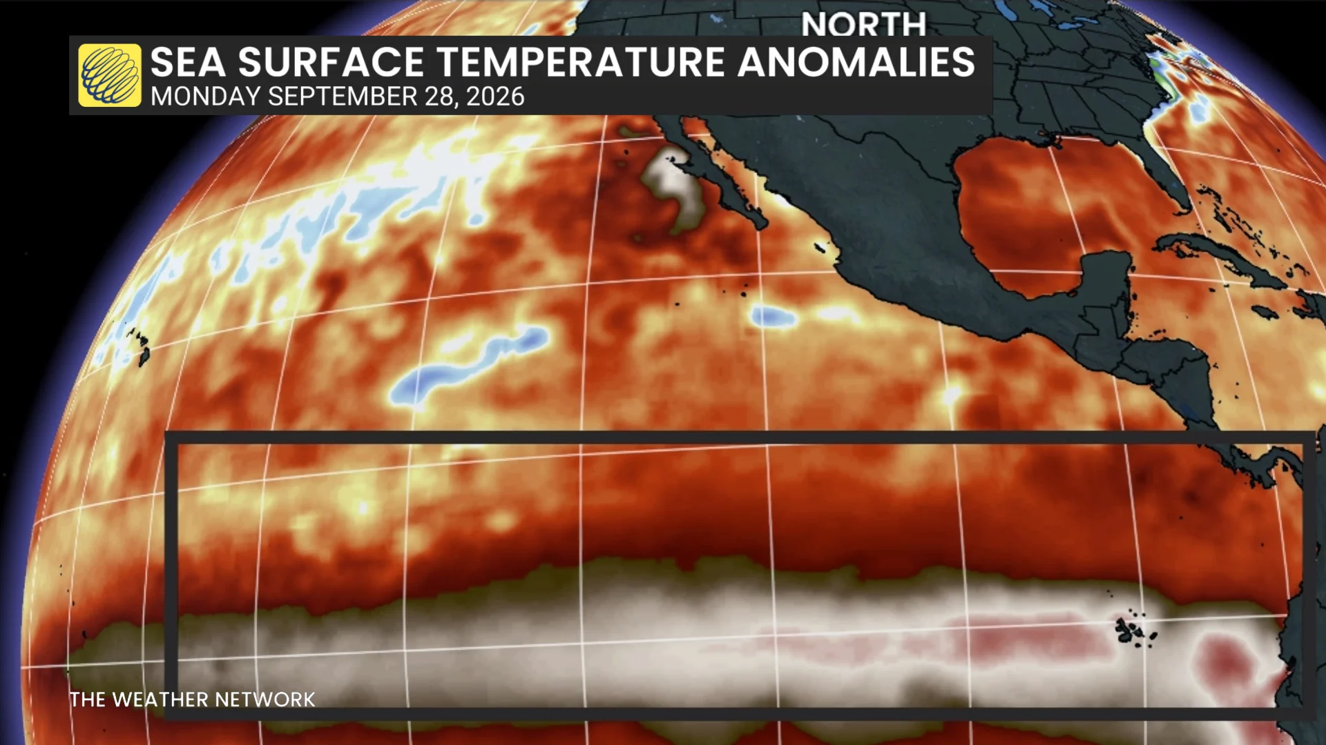 El Nino SSTA - Sep 28 2026 - zoom