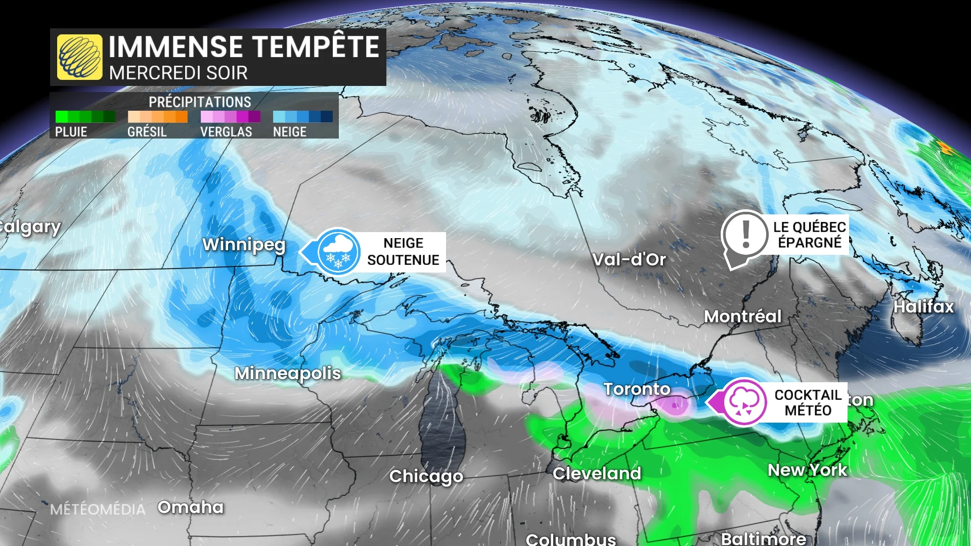 Horde de tempêtes au pays : le Québec sort son bouclier