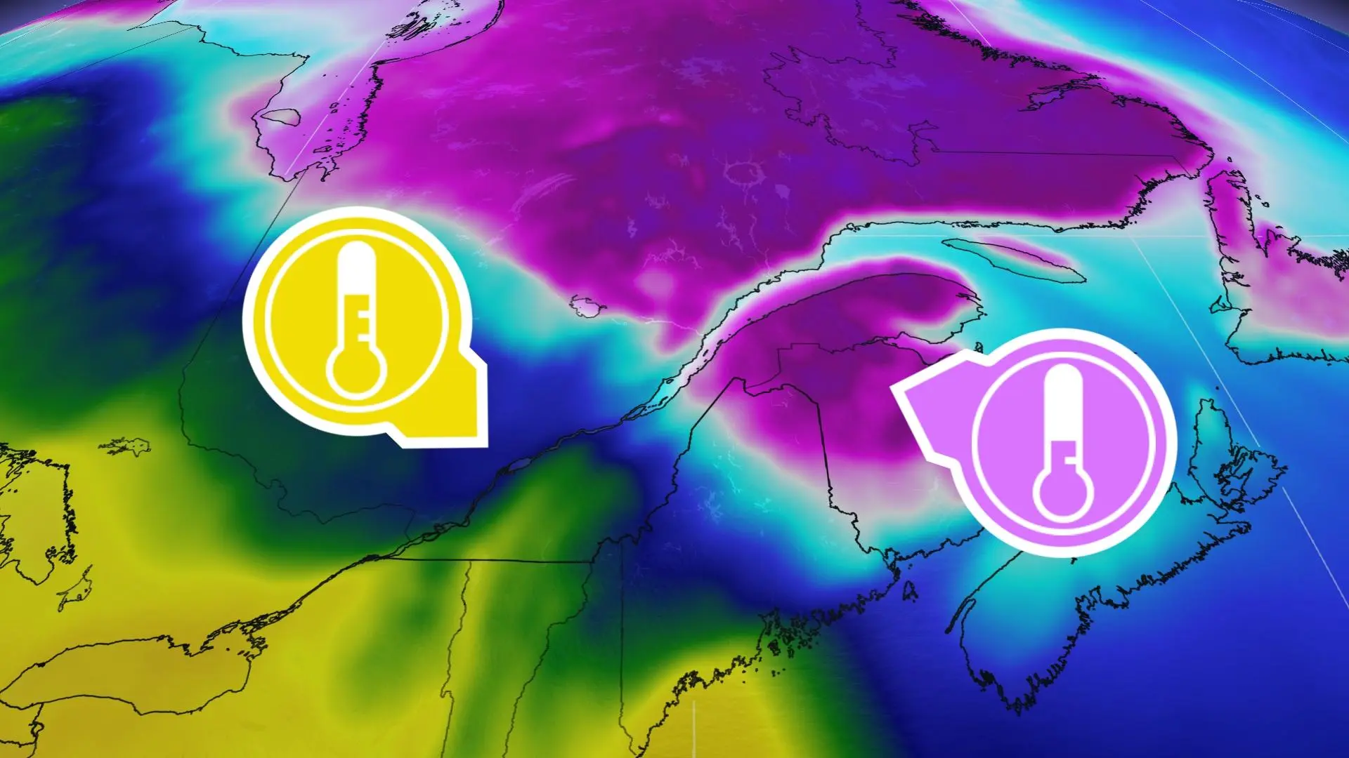 Anomalie de température deux réalités pour le Québec MétéoMédia