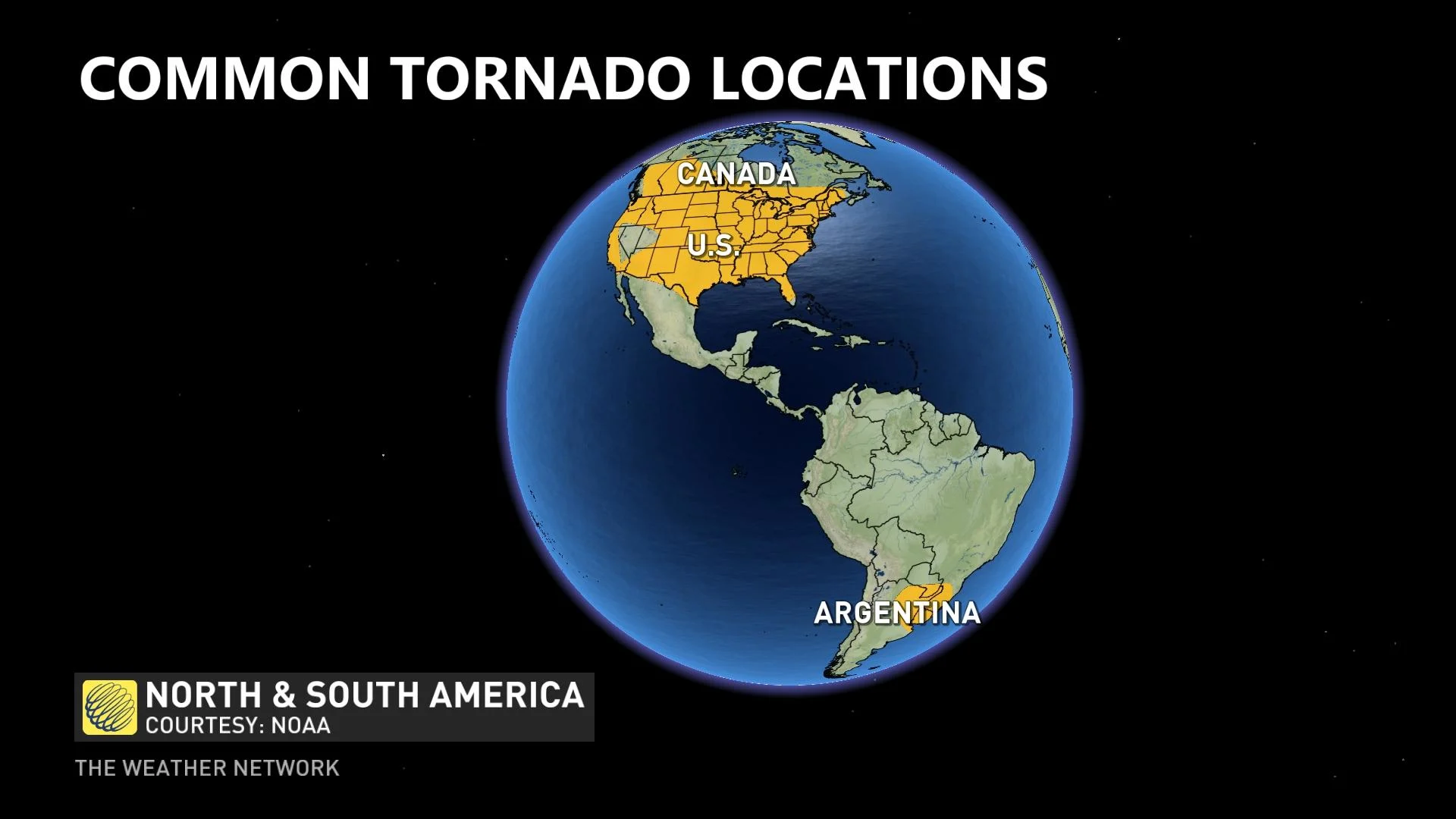 Global Tornado Climatology (The Americas)