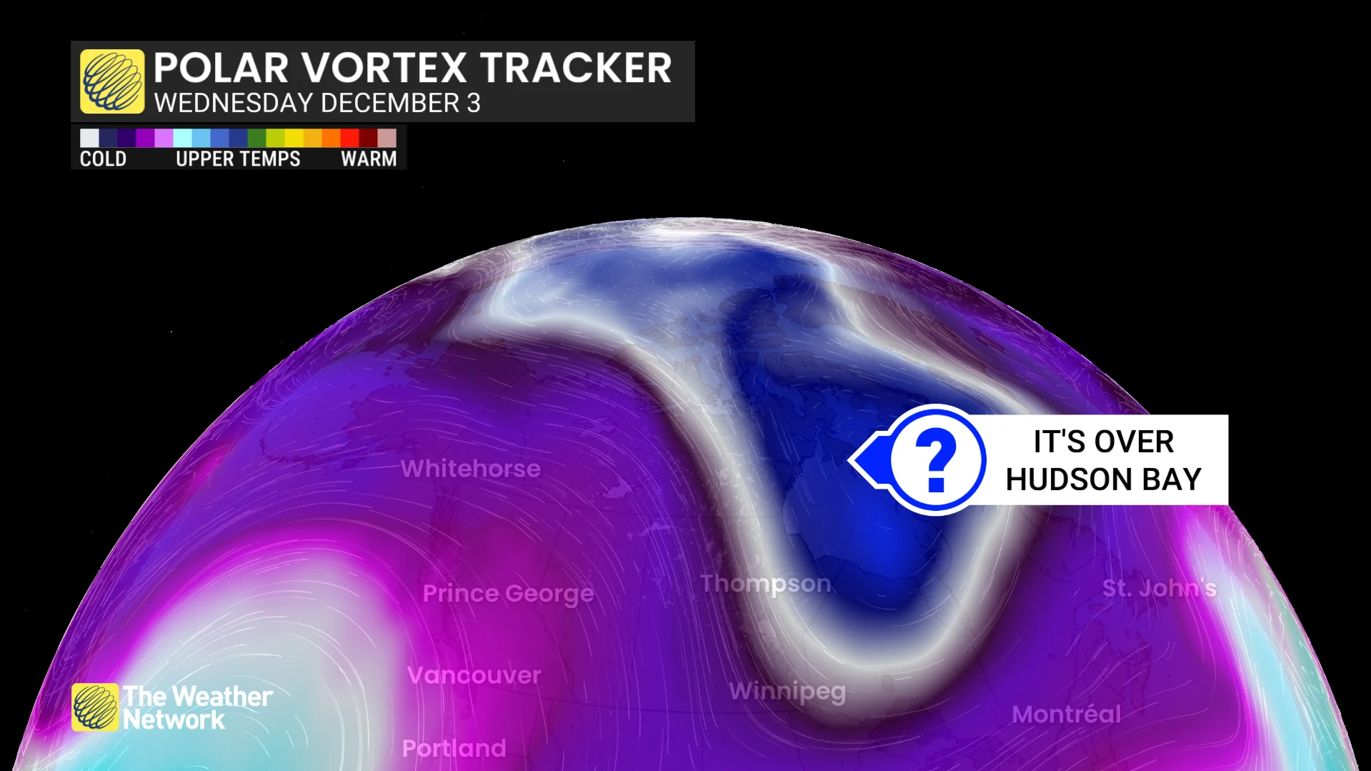 The polar vortex tracker