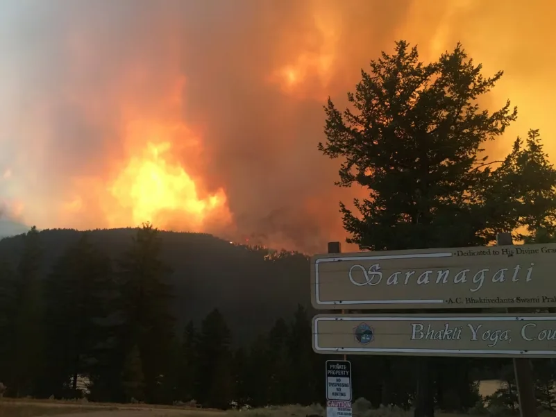 CBC - Saranagati Village fire - Submitted Dwanye Rourke
