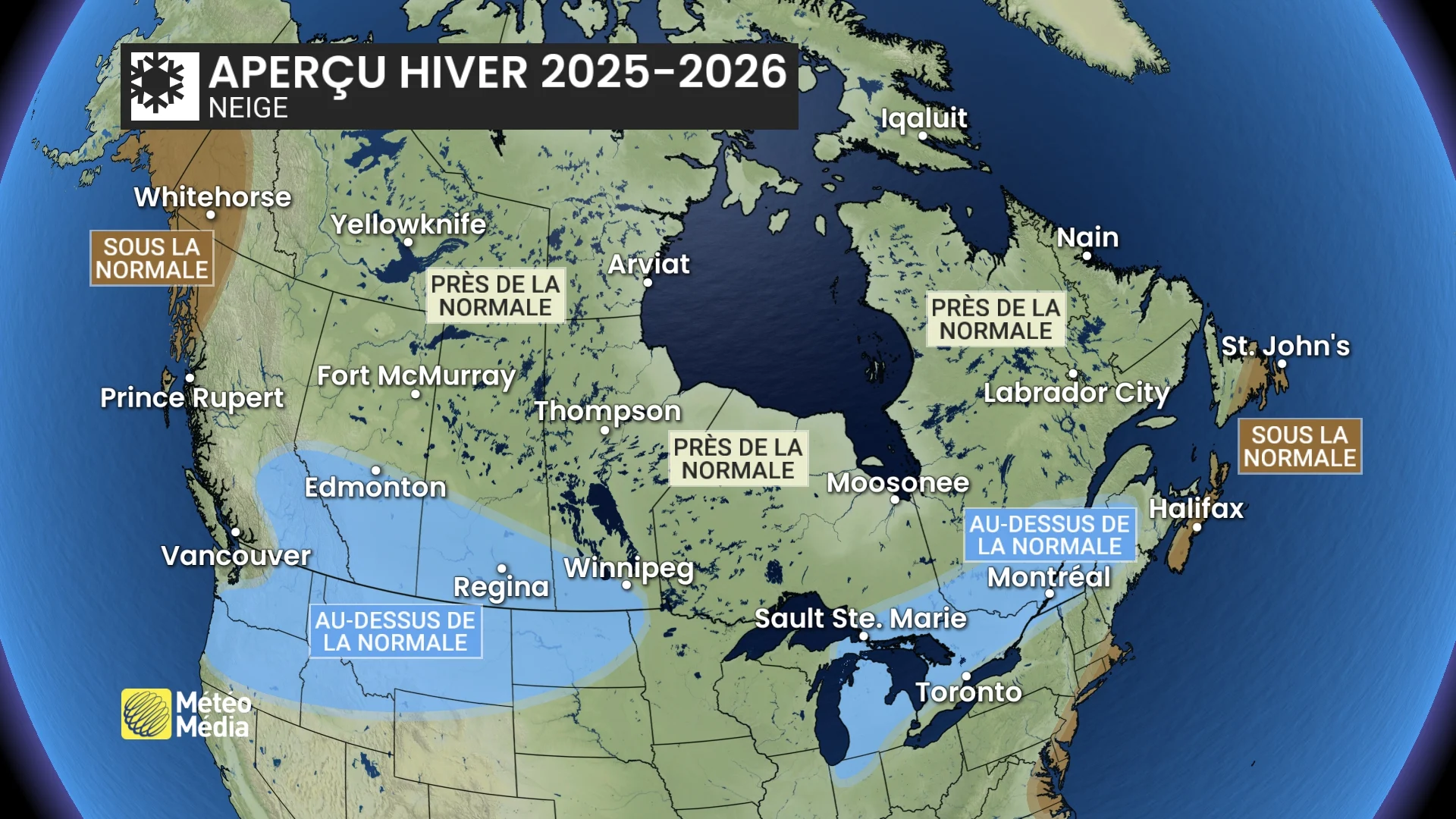 Aperçu de l'hiver : le Québec subira la danse du vortex polaire