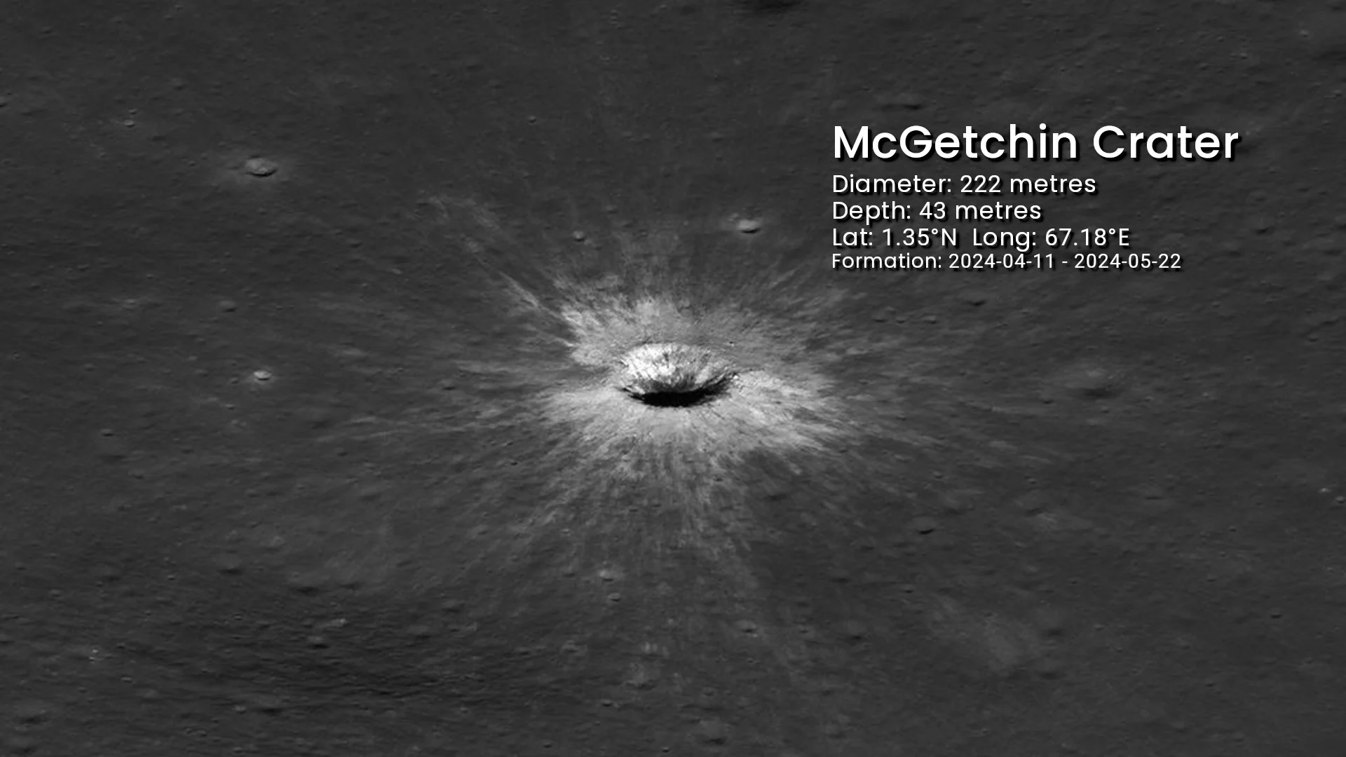 McGetchin - oblique view, labelled - LROC-NAC - NASA GSFC