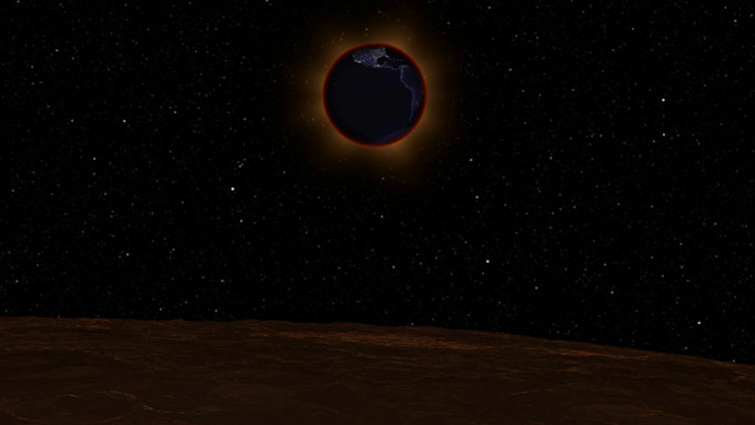 NASA-Lunar-Eclipse-from-Moon