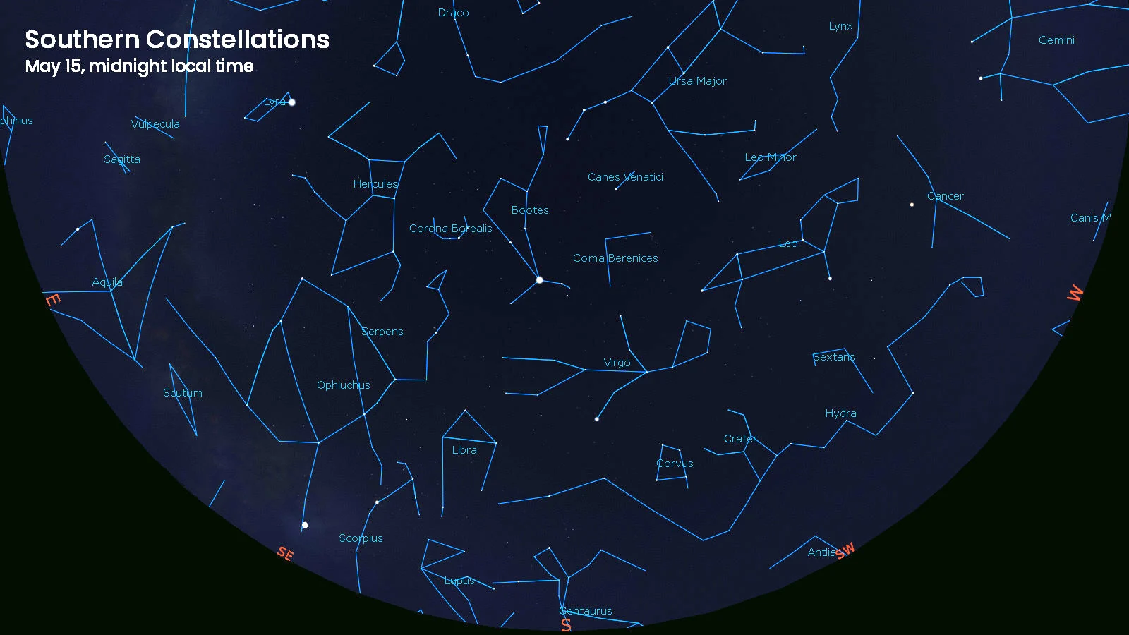 Southern Constellations - May 2025