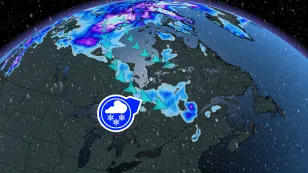 Voyez quand la neige risque de tomber au Québec