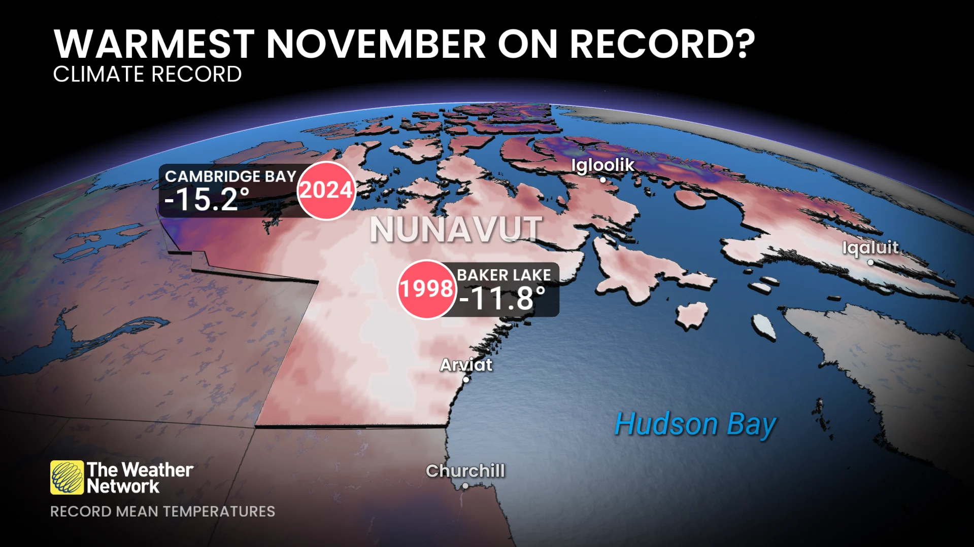 Arctic warmest November on record? Climate record