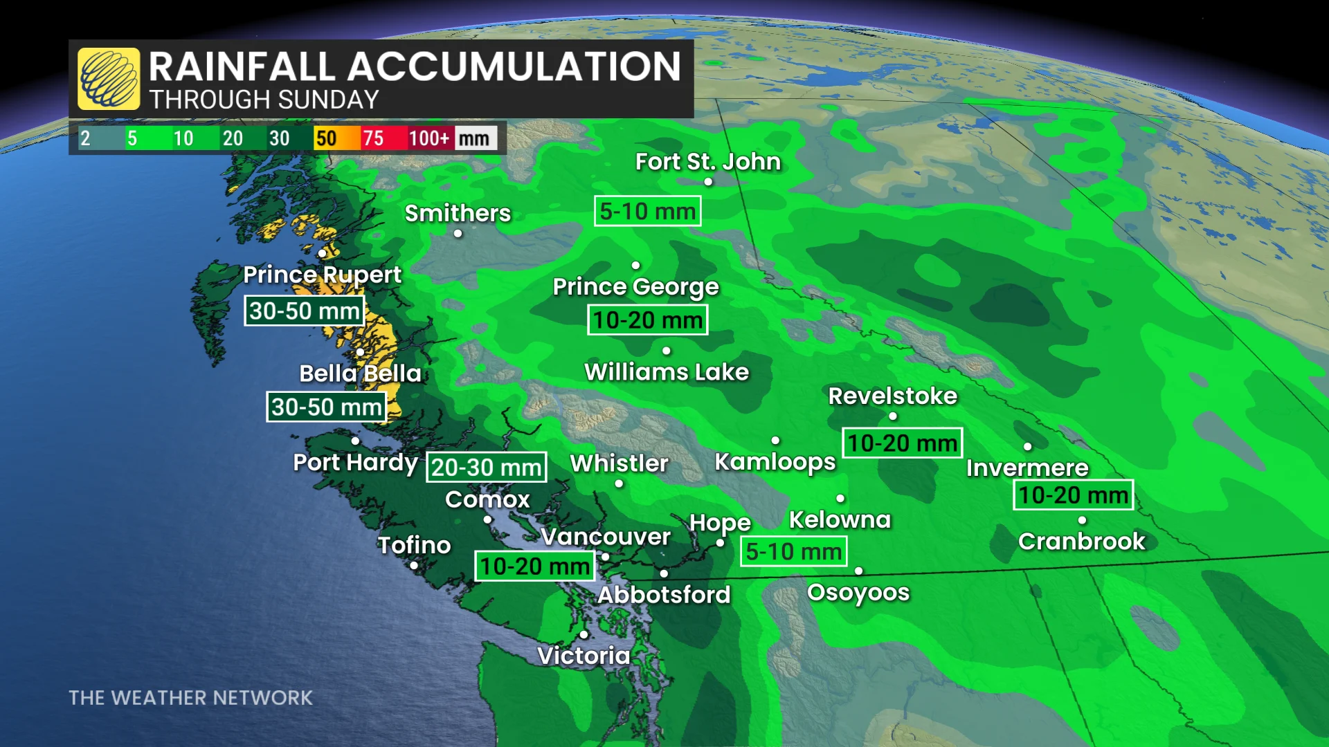 Baron - BC rain totals - May 15