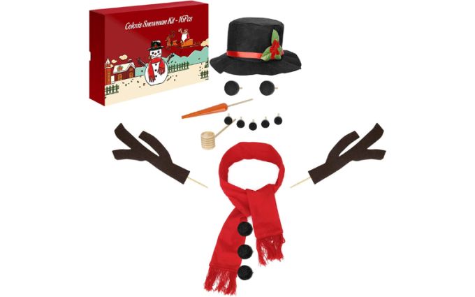 Amazon, snowman decorating kit, kids snow toys gift guide