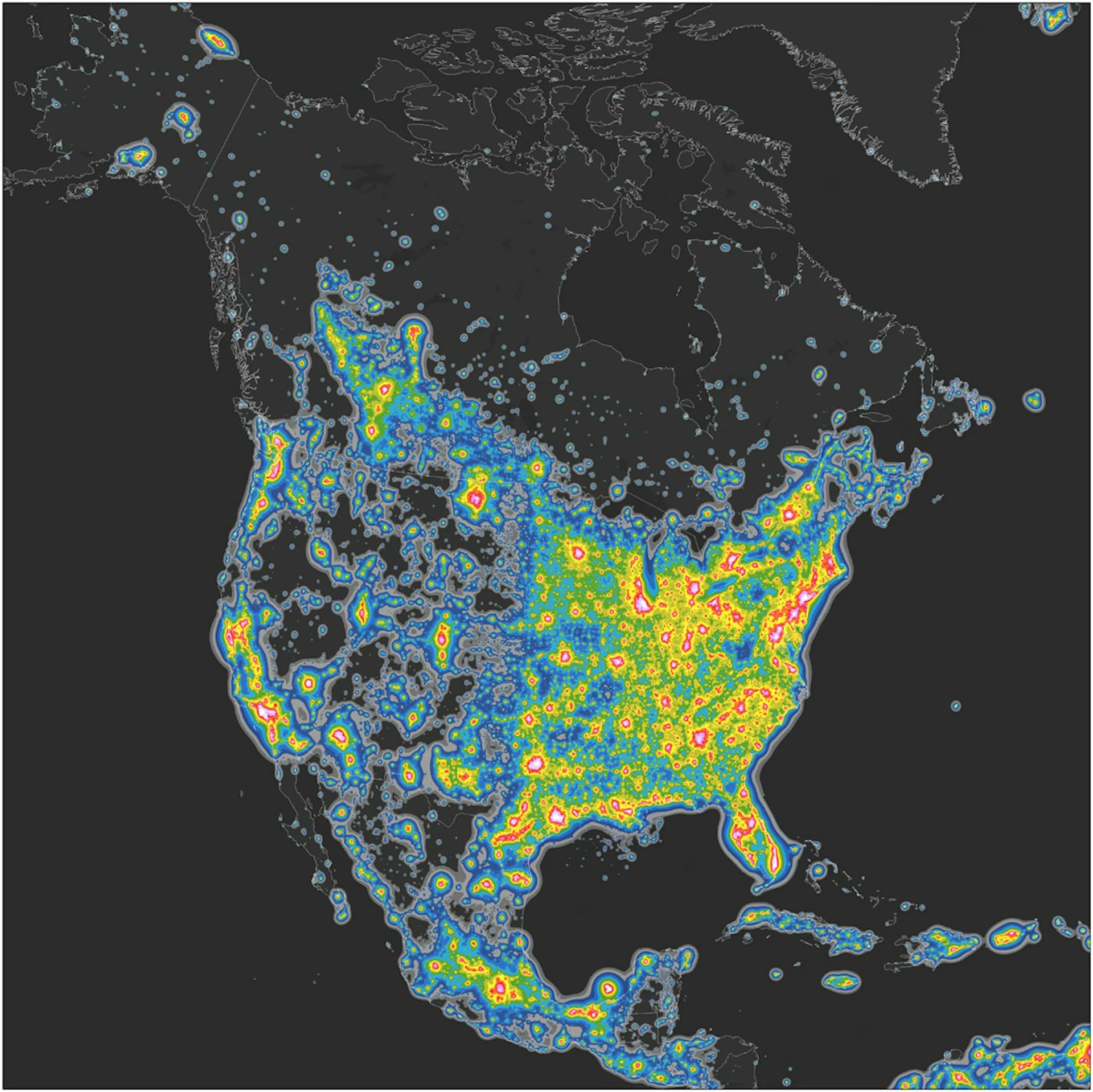 Light-Pollution-Map-North-America
