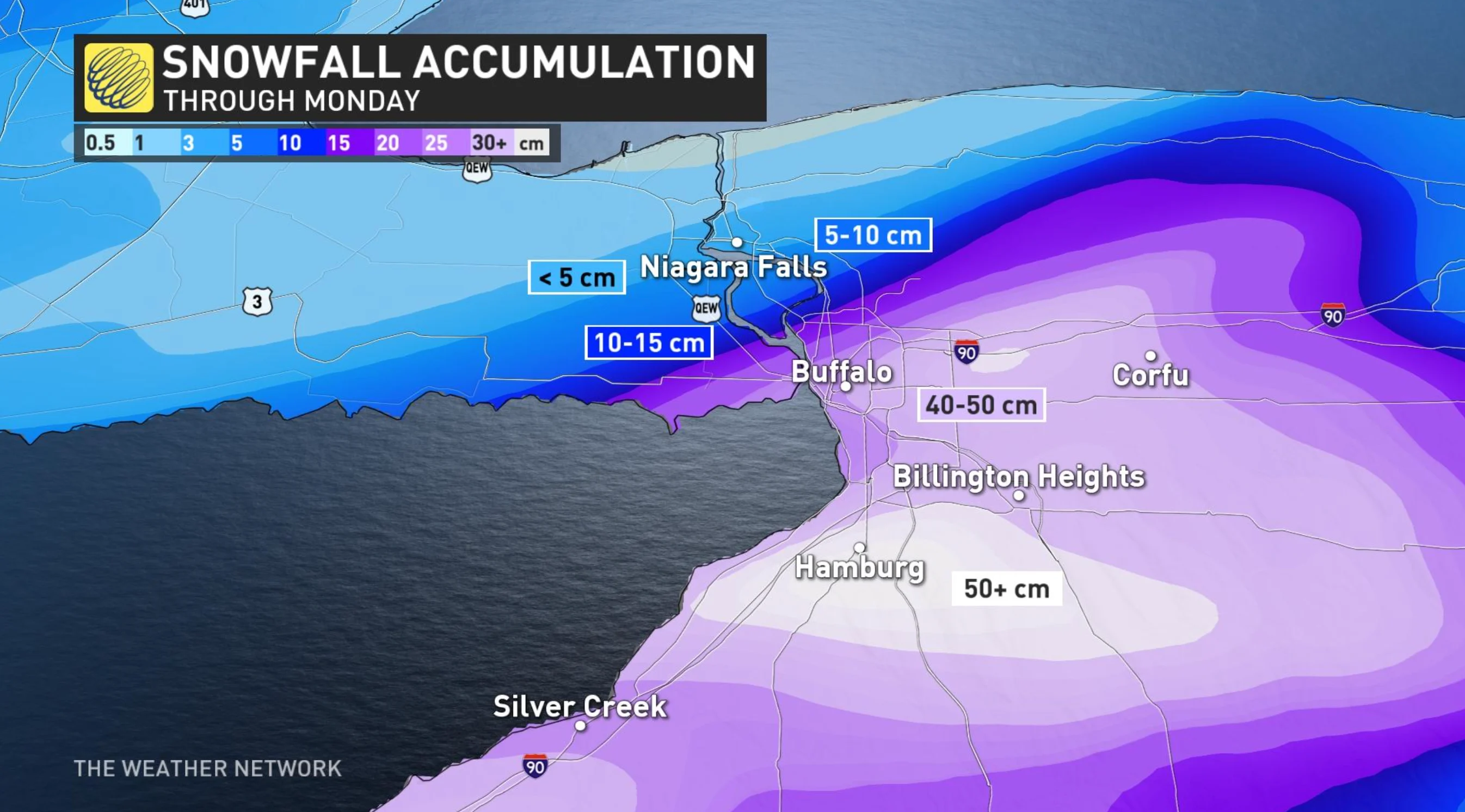 Buffalo snowfall outlook, Jan 14, 2024 update