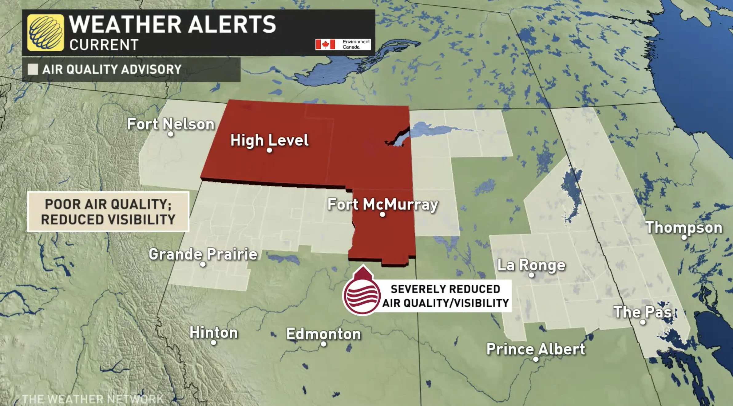 May 15: Poor air quality - Fort McMurray, Alberta