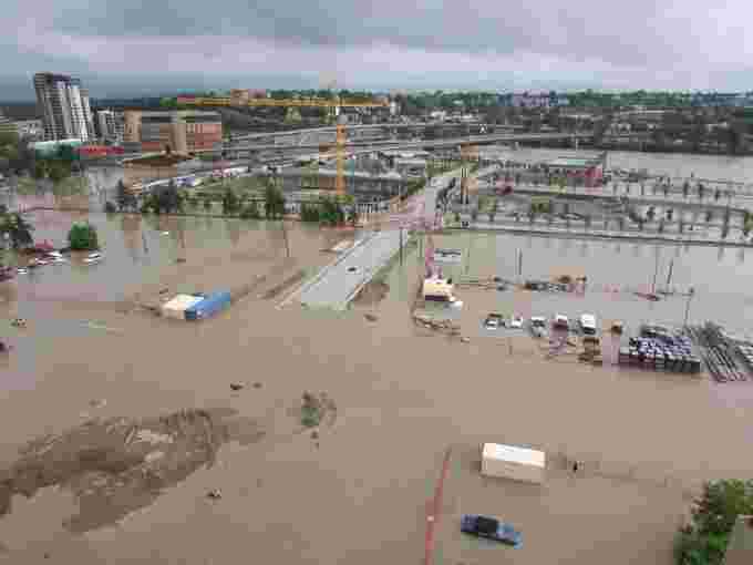 Calgary flood Bert Pigeon July 21 2013