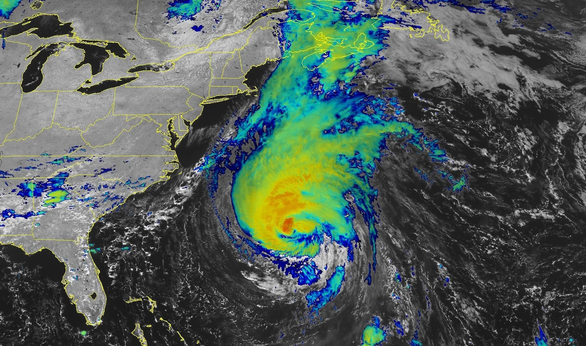 (NOAA) Hurricane Lee satellite image September 14 2023