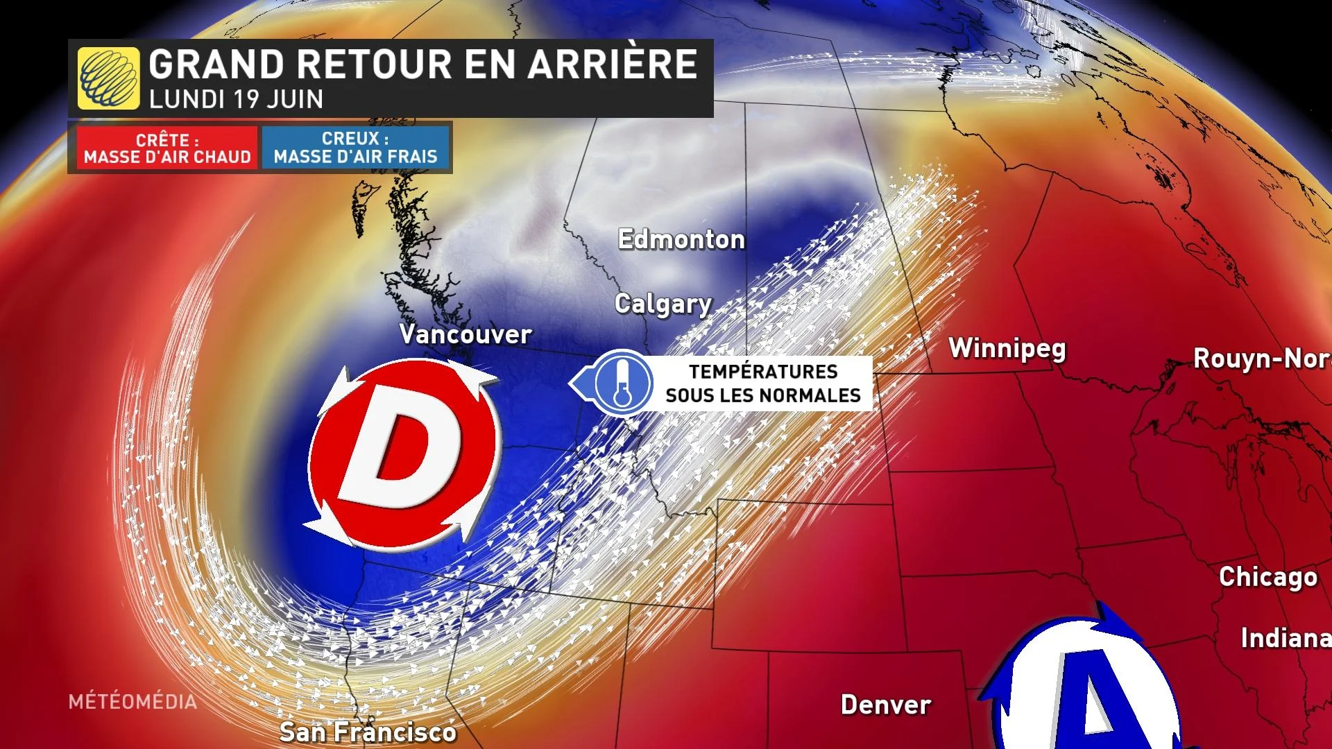 Retour de la neige dans l-ouest canadien - contexte
