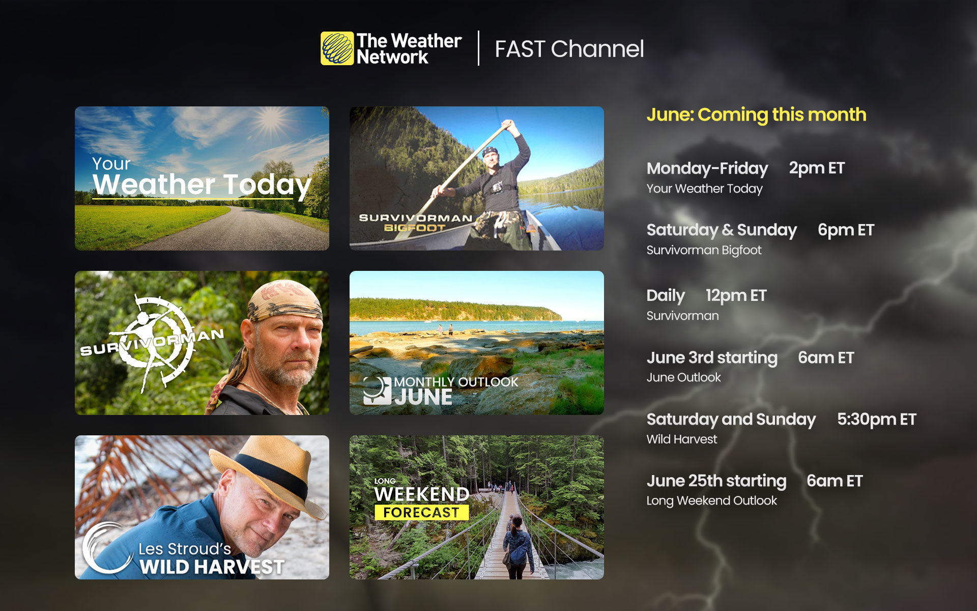 Coming this month section june 2025