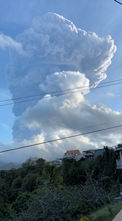 Caribbean volcano/REUTERS