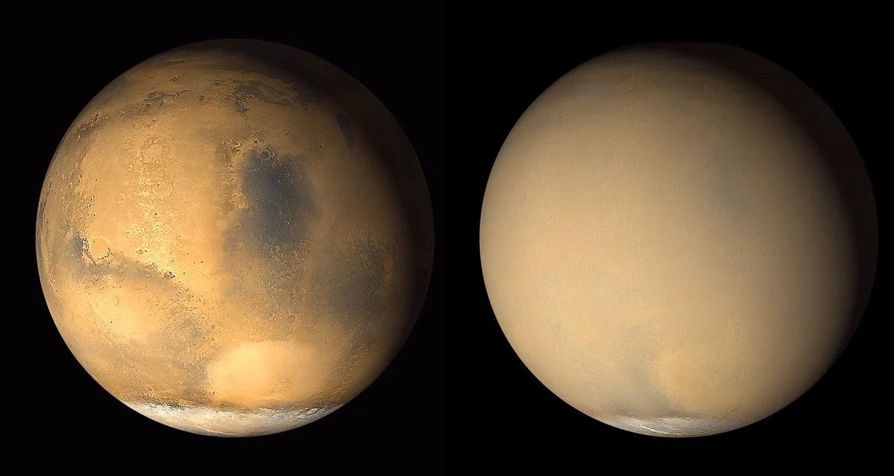 (NASA) Mars dust storms 2001