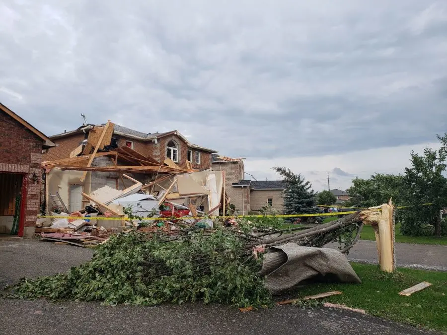 PHOTOS: EF-2 tornado strikes Barrie amid powerful storms in Ontario