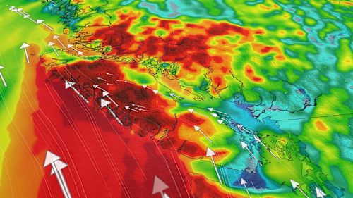 The Weather Network - Strong winds in B.C. could cause power outages ...