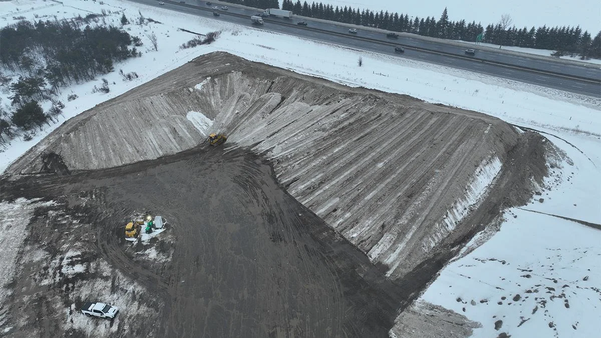 City of Barrie snow pile-Photo-Snow-Storage-McKay Road/City of Barrie