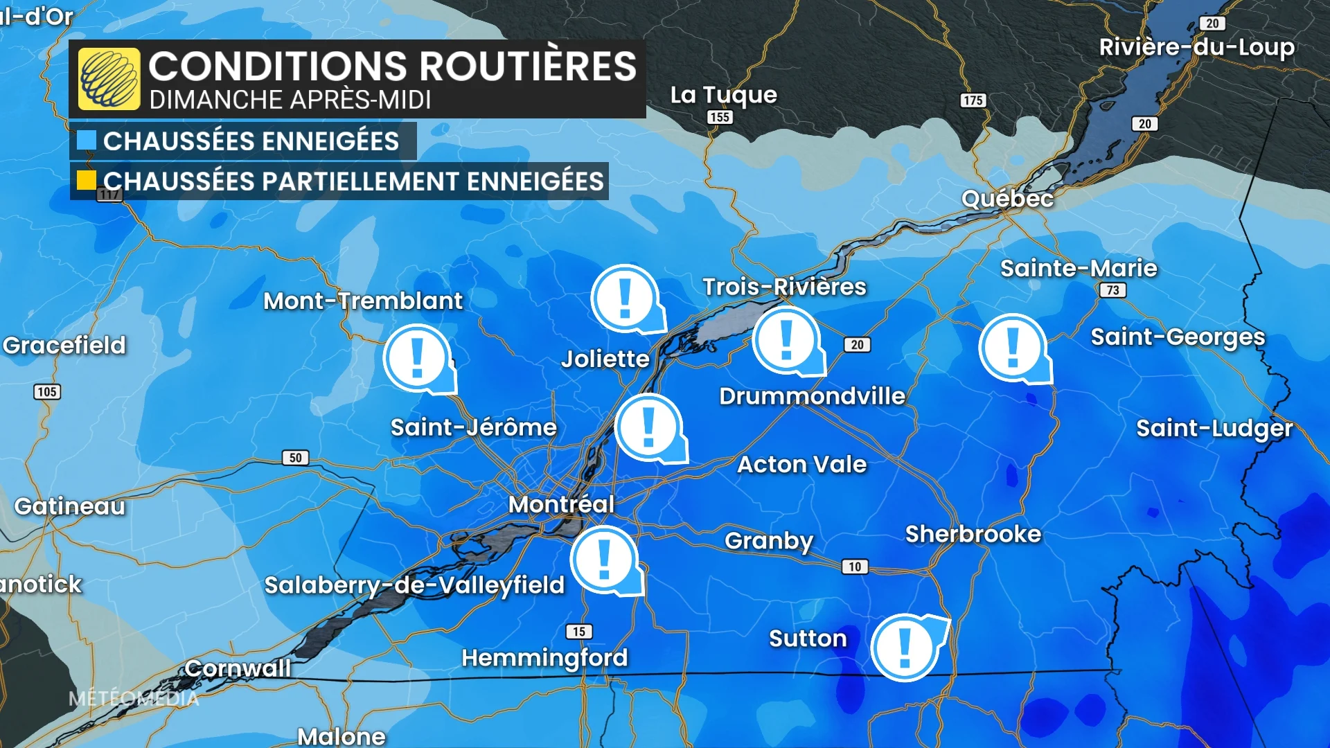 CONDITIONS ROUTIÈRES PM