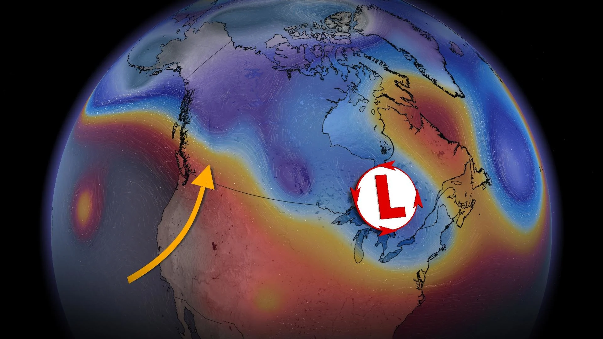 A spring swing sees a temperature swap in Canada to end April