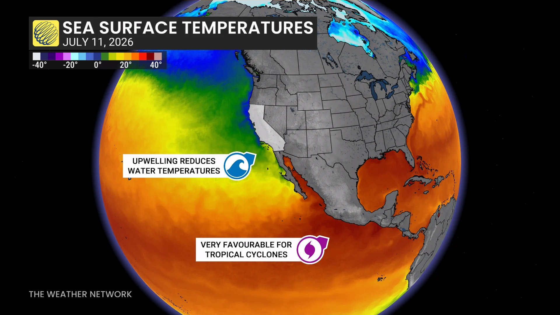 Sea Surface Temperatures July 11 2026
