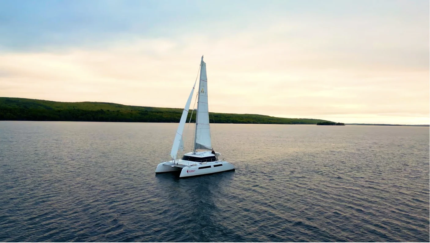 Jordyn Read/The Weather Network: Sailing CBI, exploring  Bras d'Or Lake 