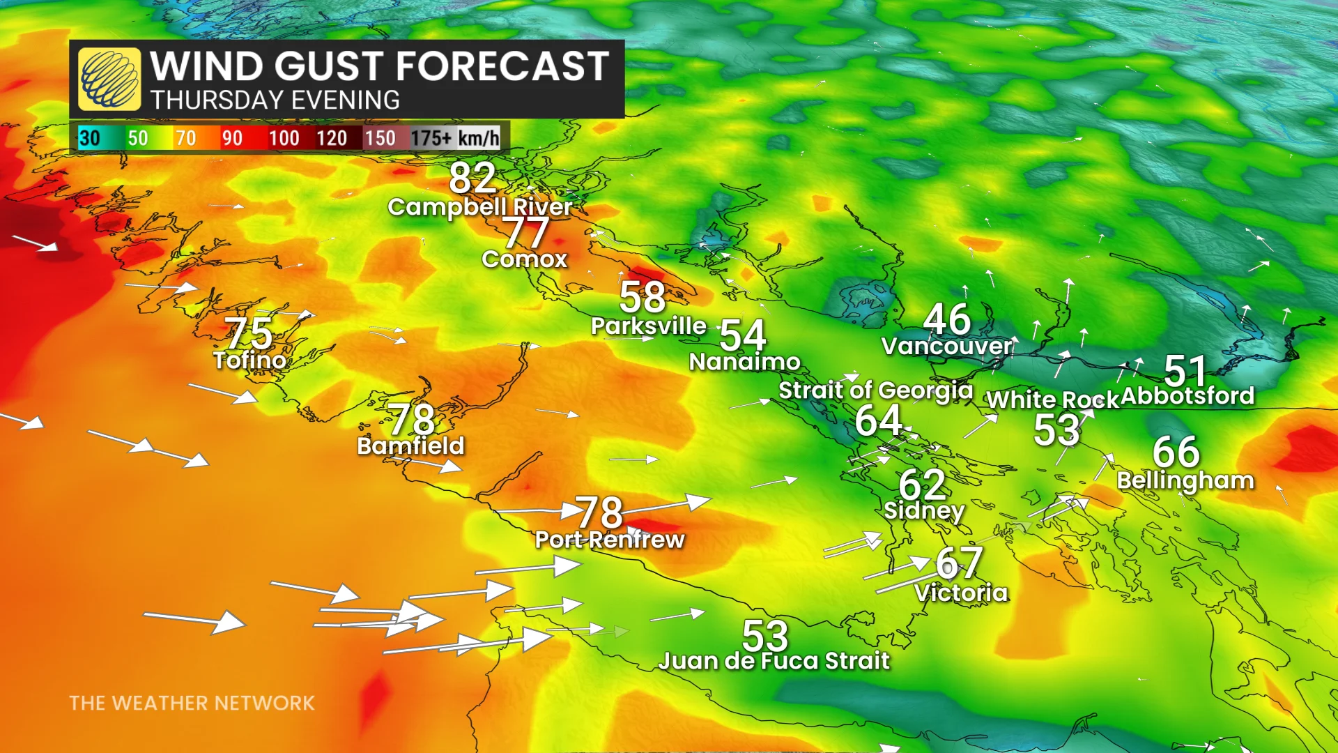 Baron - BC winds Thursday evening - Nov5