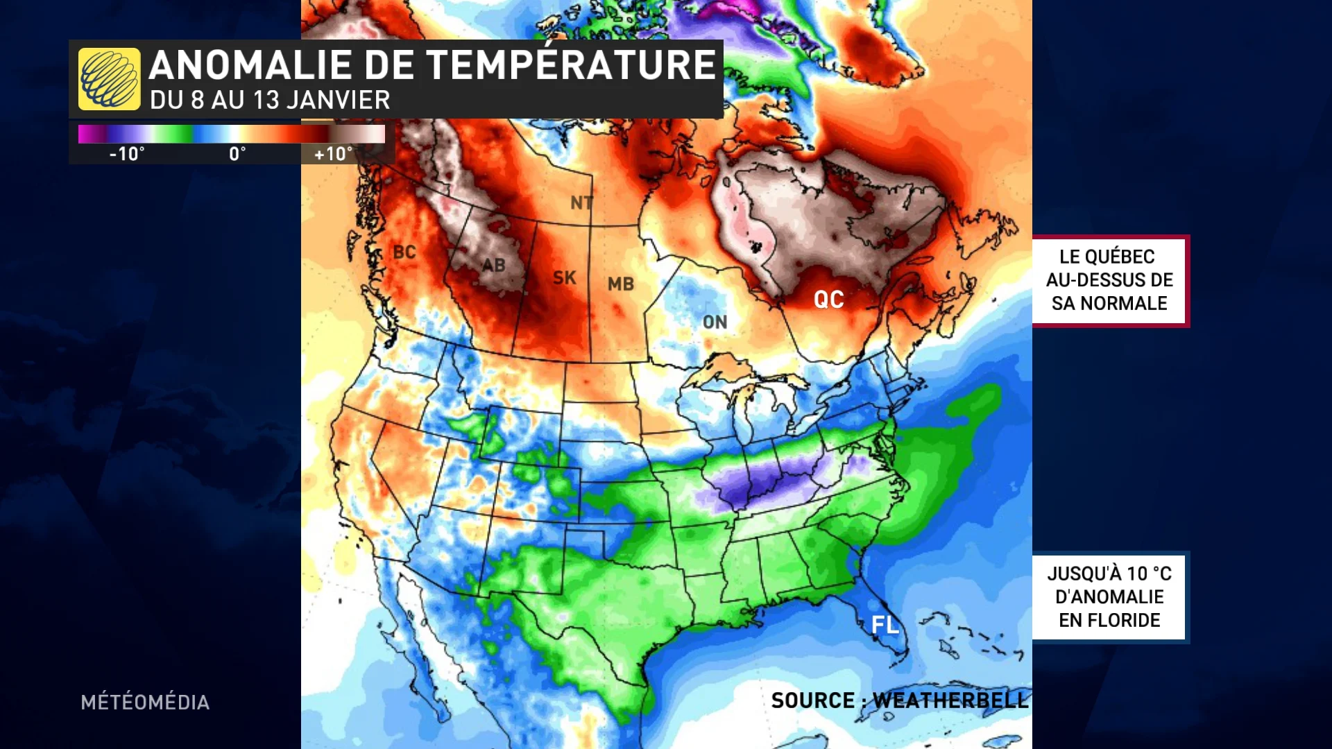 FROID FLORIDE ANOMALIE