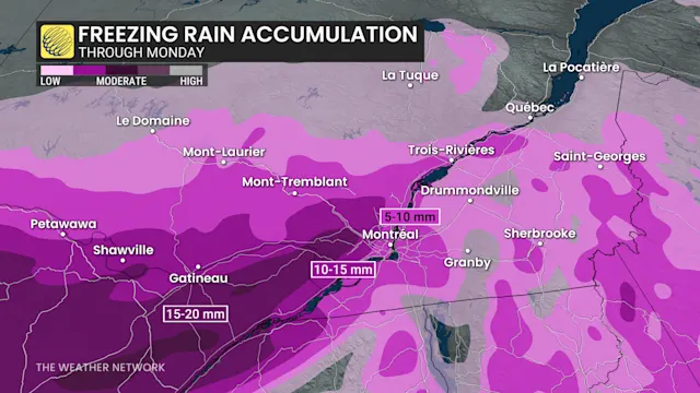 Ice will cause delays, power outages in southern Quebec - The Weather ...