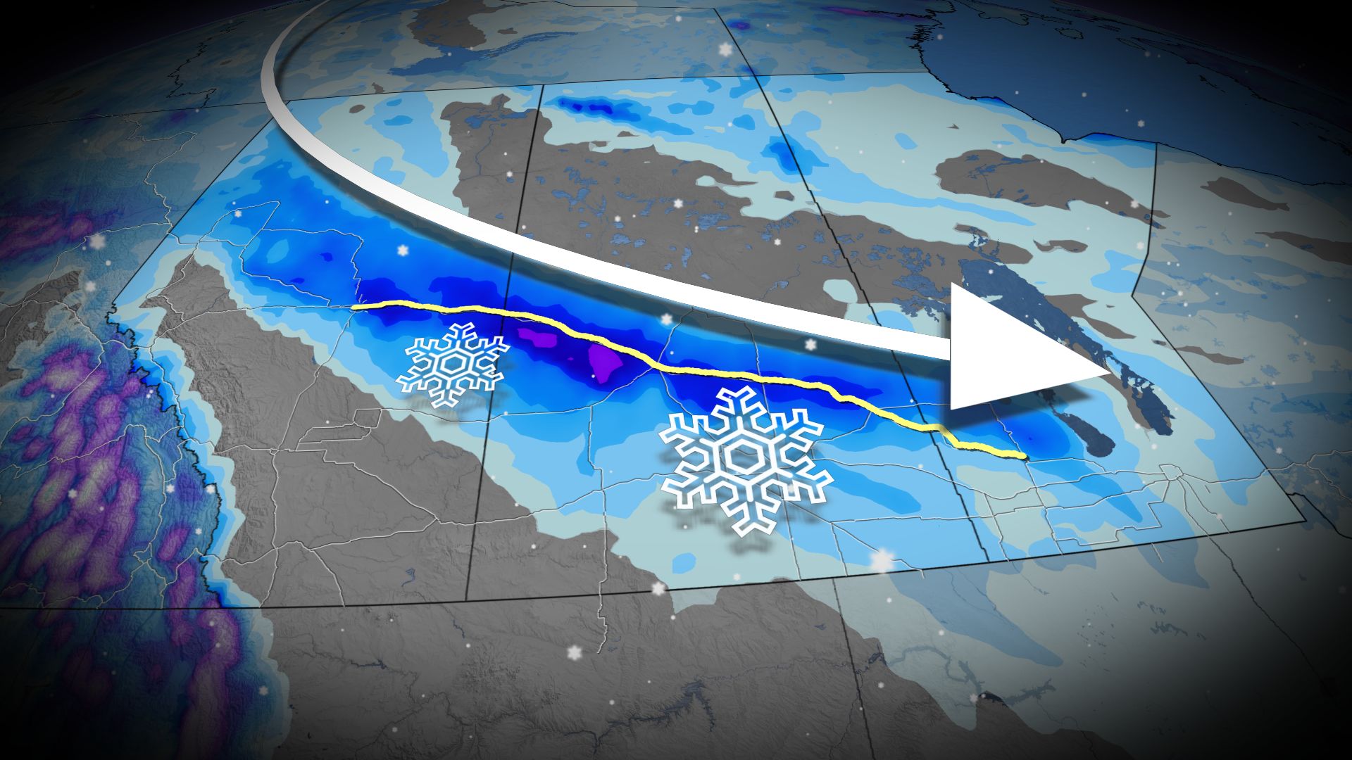 Developing clippers spread wet snow from Edmonton to Saskatoon - The ...
