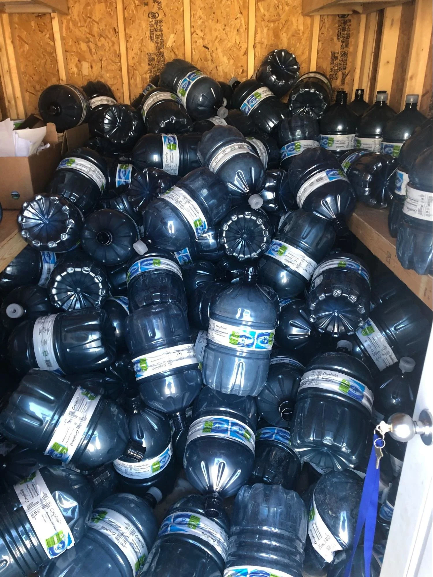 Empty water bottles - Image courtesy of CBCRA