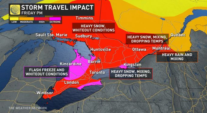 The Climate Community – Roads closed, outages mount as blizzard rages throughout Ontario