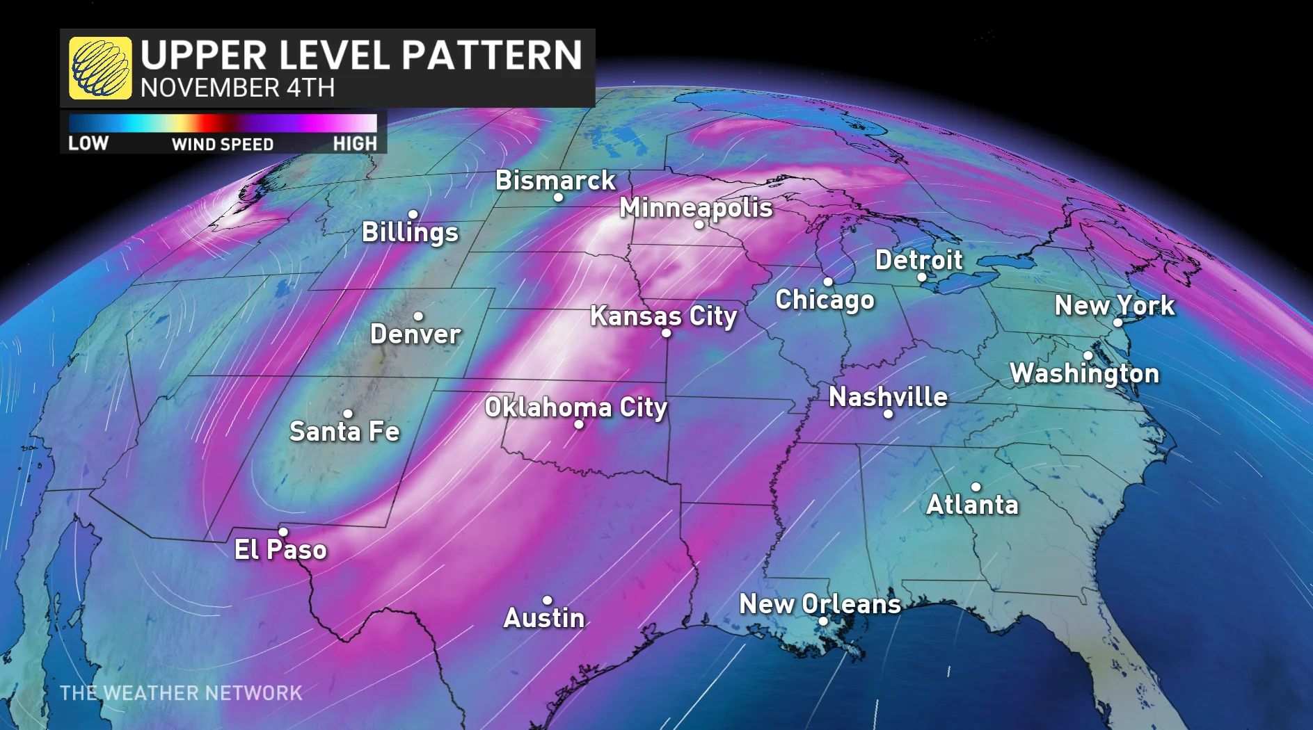 US Upper Level Pattern