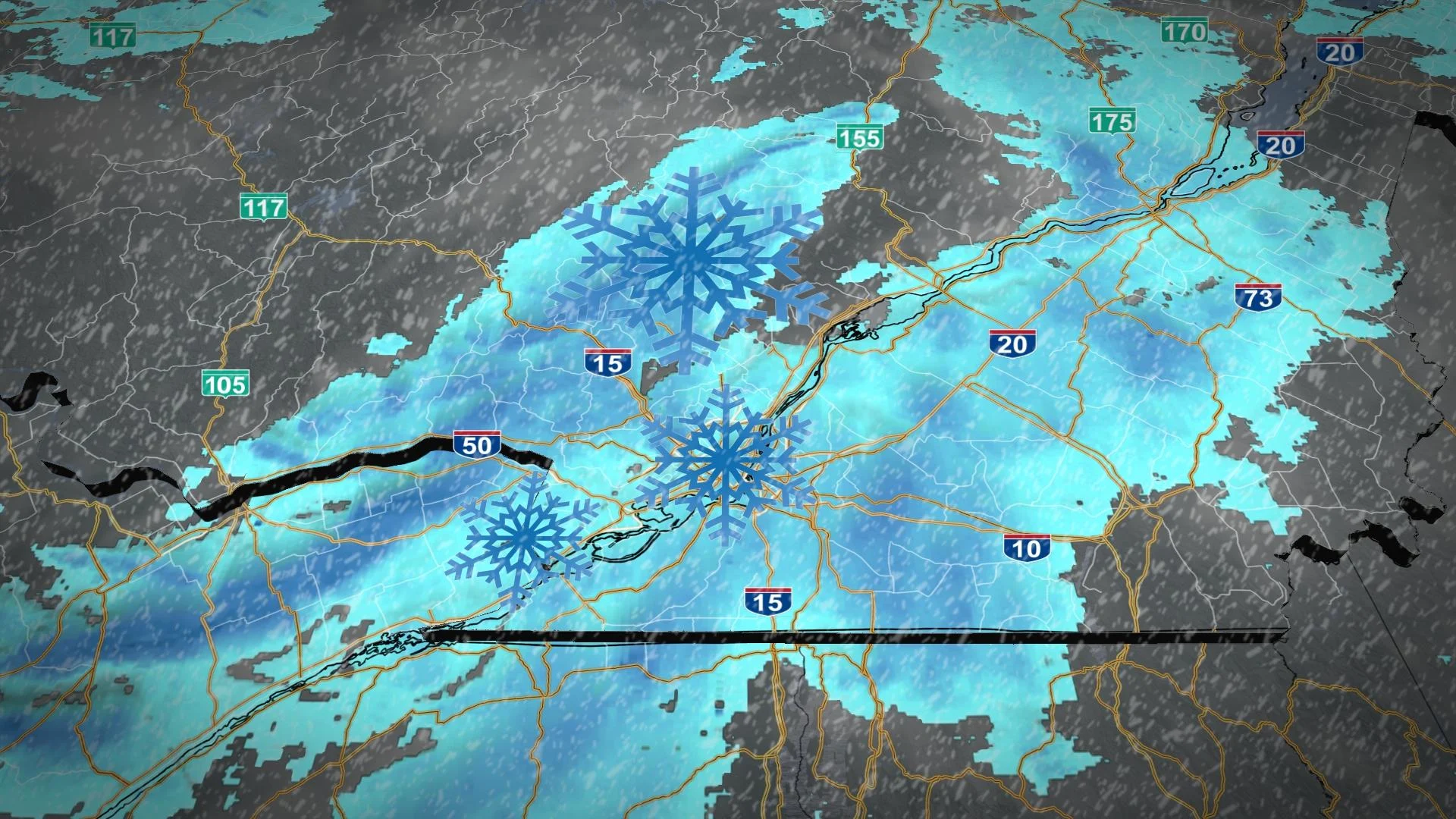 Bourrasques de neige dimanche : ça se poursuit en soirée et dans la nuit