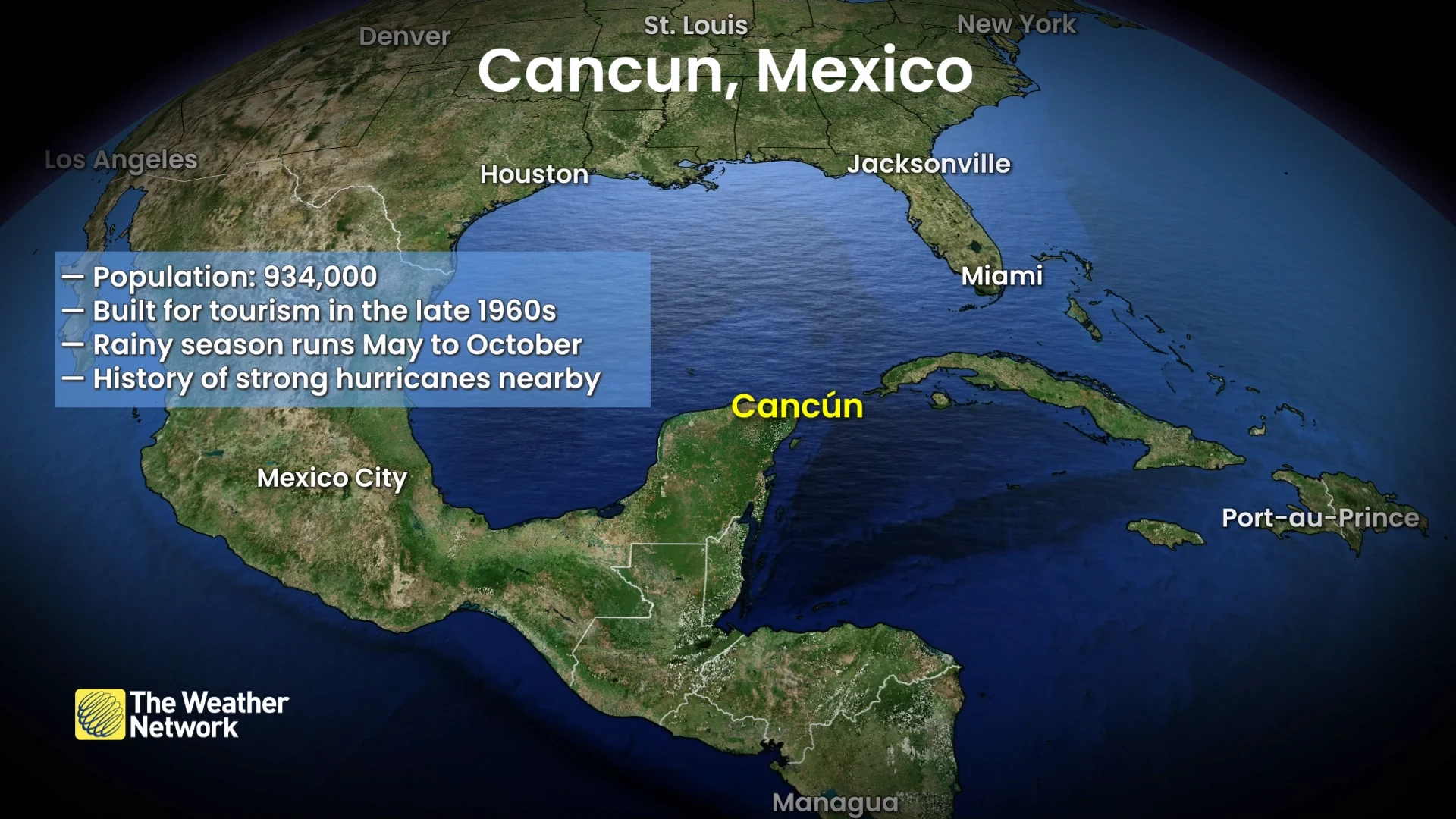 Cancun Mexico Location Map