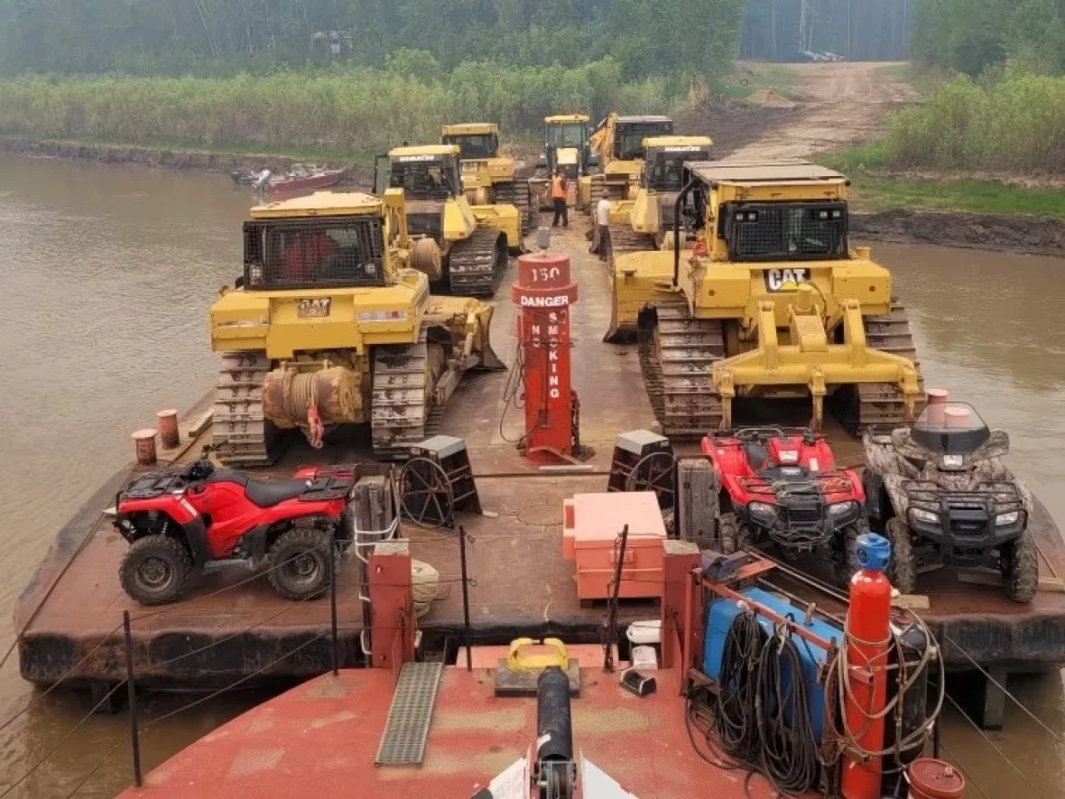 CBC bulldozers Fort Chipewyan Alberta