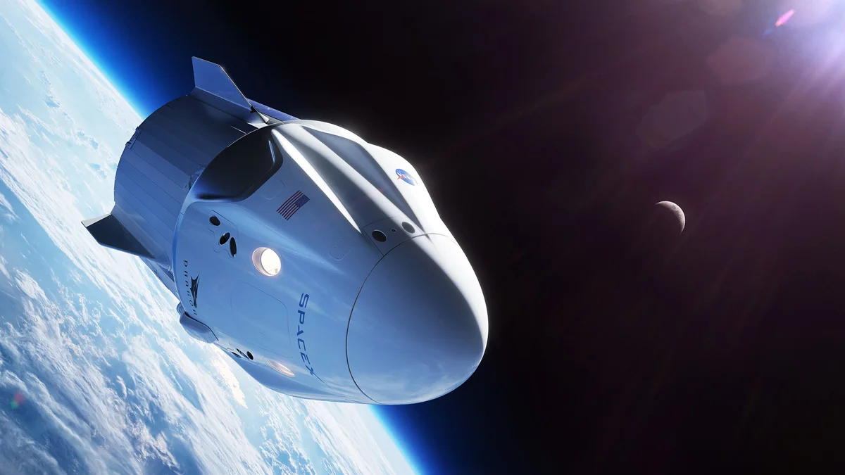 Crew-Dragon-DM-1-in-orbit-SpaceX-teaser
